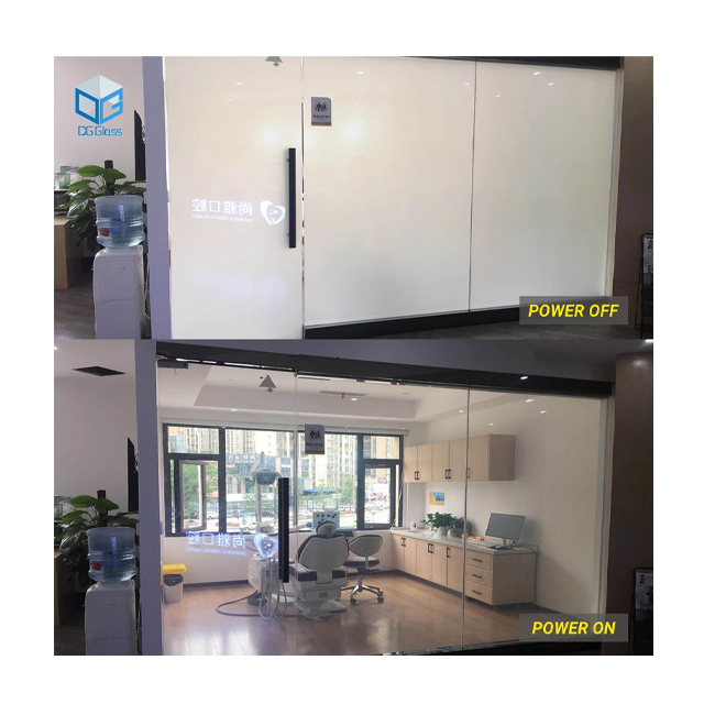 PDLC Smart Film For Glass On Off Office Door PDLC 48V Window Film For Building Electric Smart Glass Films Partition PDLC Sheet