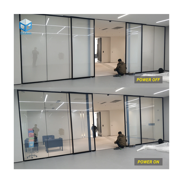 PDLC Smart Film For Glass On Off Office Door PDLC 48V Window Film For Building Electric Smart Glass Films Partition PDLC Sheet