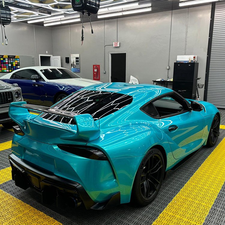 Metal Paint Lake Blue Best-selling blue Car Wrap Vinyl Car Body Stickers Film Color Change For Vehicle Car Wrapping