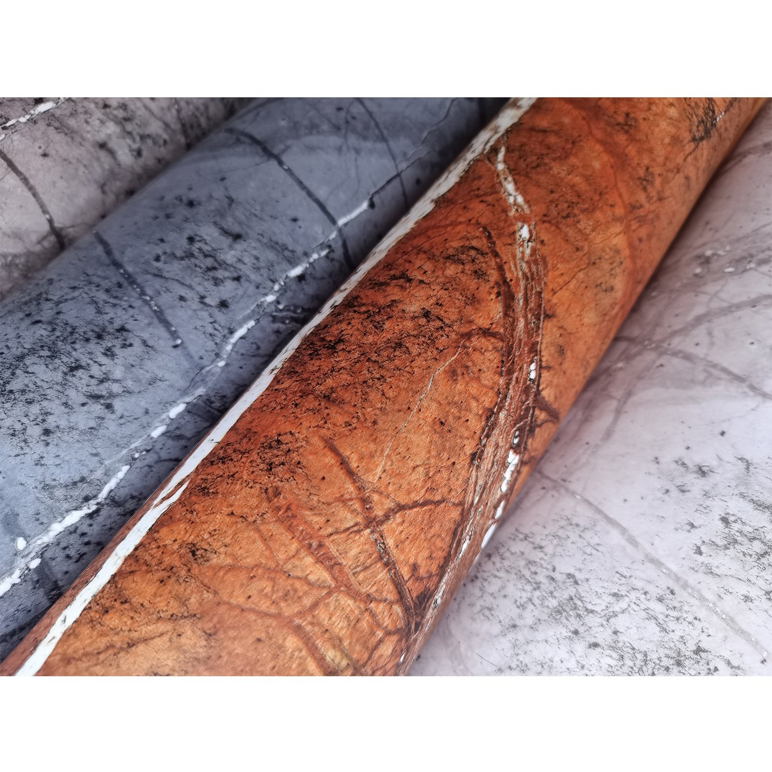 High Gloss Marble Grain PVC Decorative Foil Cover Furniture Surface PVC Membrane Film Anti-Scratch