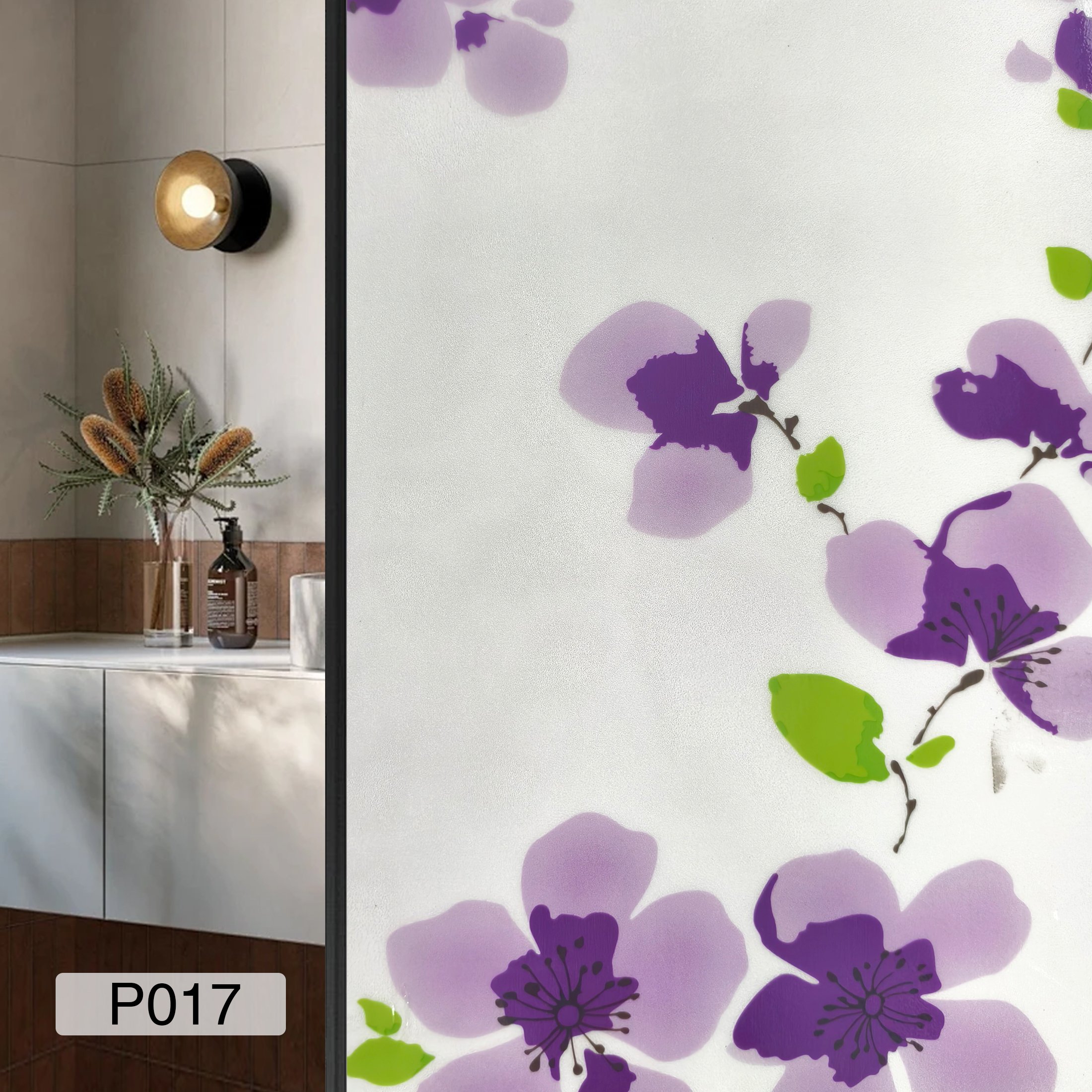 colored decorative stained glass deco film art window film