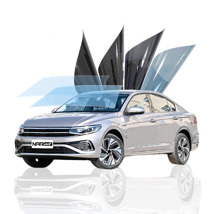 Film Car Stickers Automotive Tinting Window Glass Removable Light Black Pvc Hard Carton Electric Tint Film For Car Window