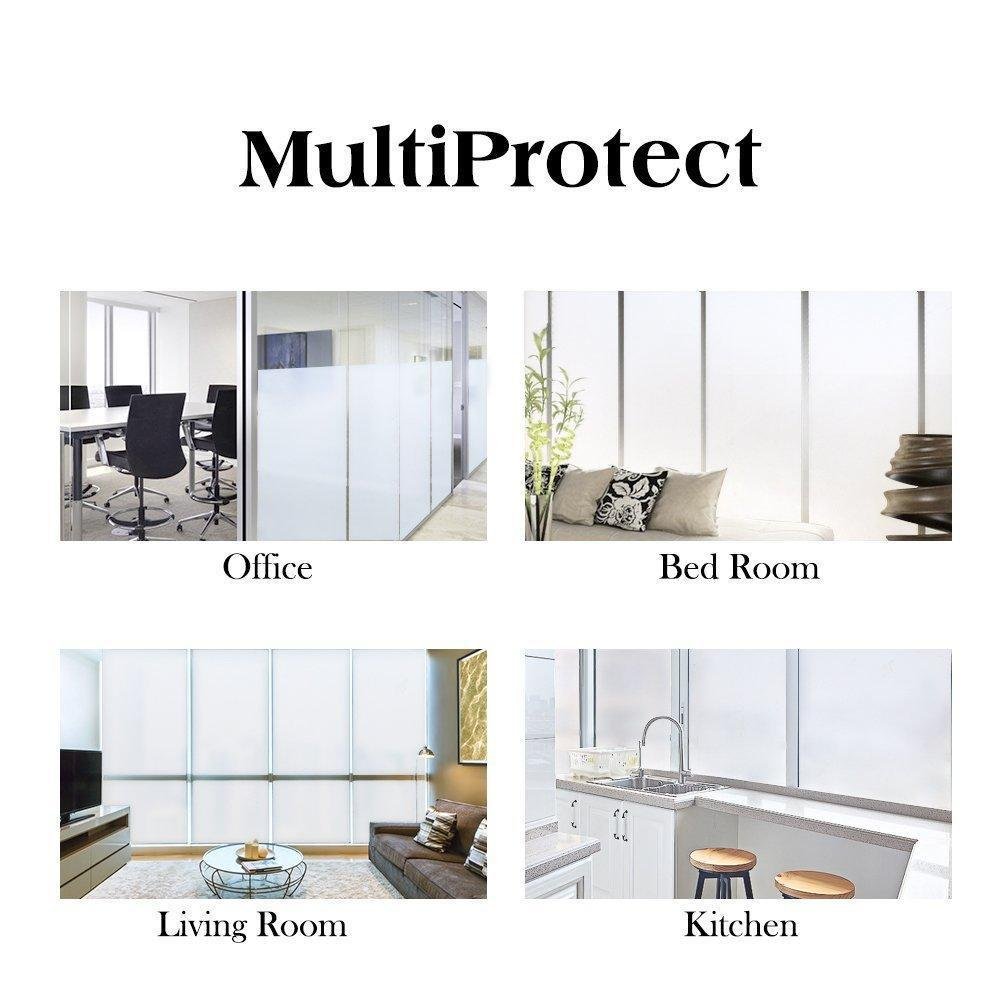 Unti-UV 2D Embossed PVC cling film with peel and stick