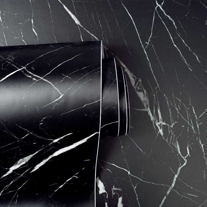 commercial decoration 3d design waterproof pvc film wood grain marble decorative films self adhesive