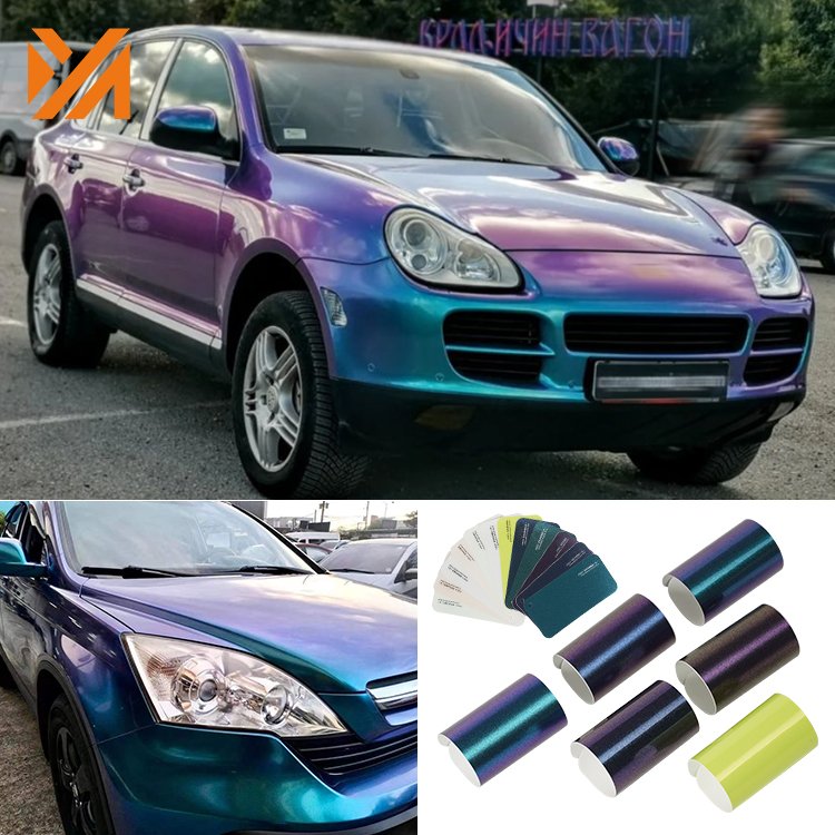 New Design Decoration Sticker Printed Chameleon Car Wrap Vinyl Air Bubble Free