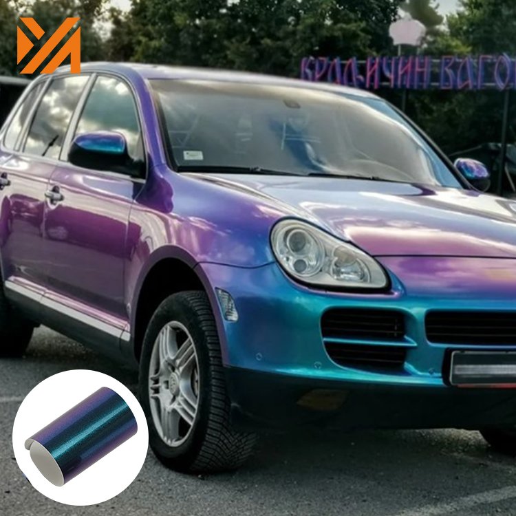 New Design Decoration Sticker Printed Chameleon Car Wrap Vinyl Air Bubble Free