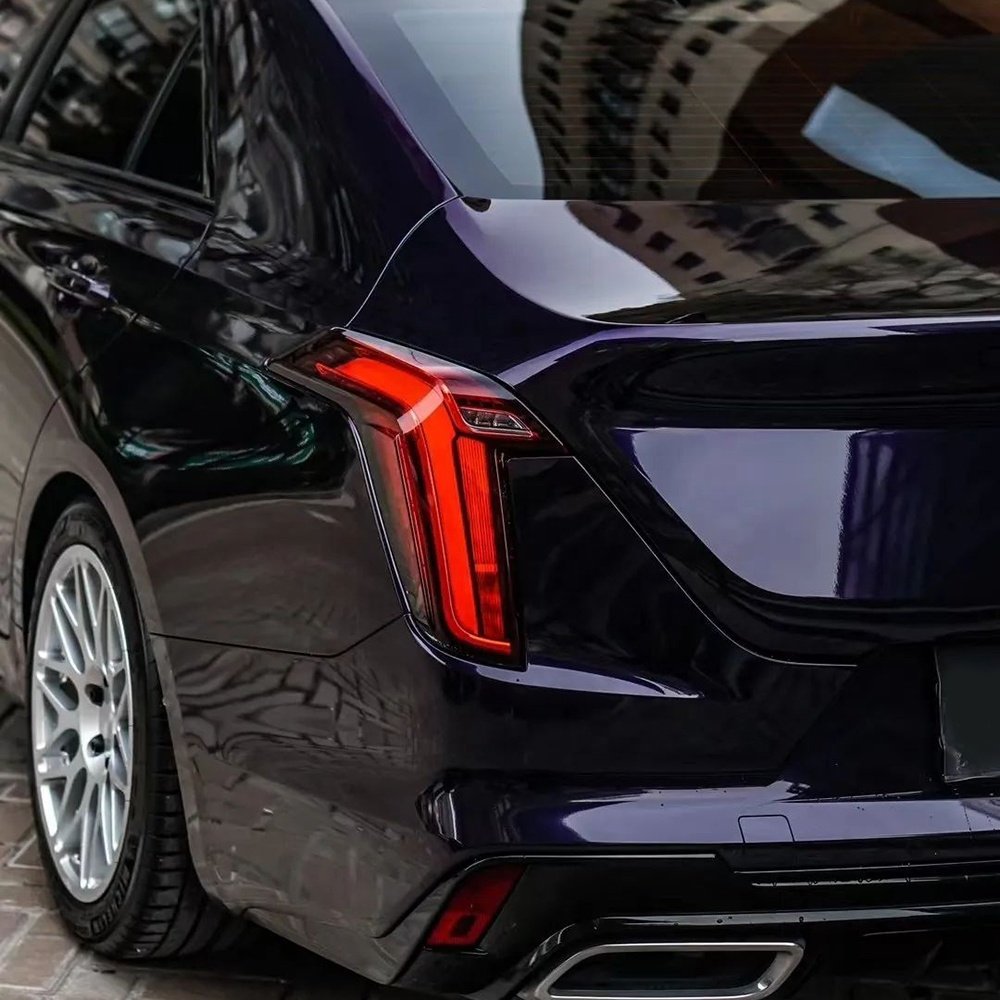 WRAPMASTER 1.52*18m PET Ghost Midnight Purple Auto Full Body Sticker Car Wrap Vinyl