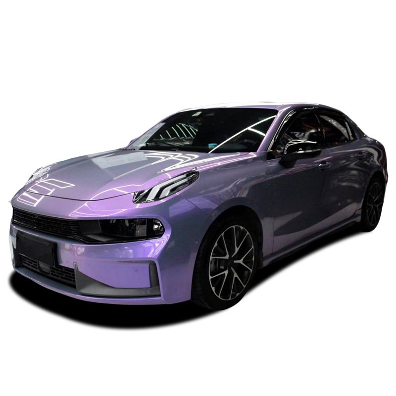 Chameleon Purple 1.52x17.5M Car Body Color Change Film Decorative Color Anti Scratch Car Protective Vinyl Car Wrap Film