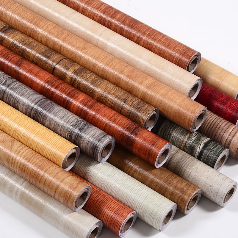 hot selling Thick waterproof wood grain sticker wallpaper household Furniture renovation Decorative Films