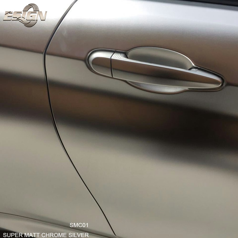 ICE FILM SILVER Vinyl Film for Full Car Accessories Exterior Styling Automobile Matte Wrap Design 6x60-inch