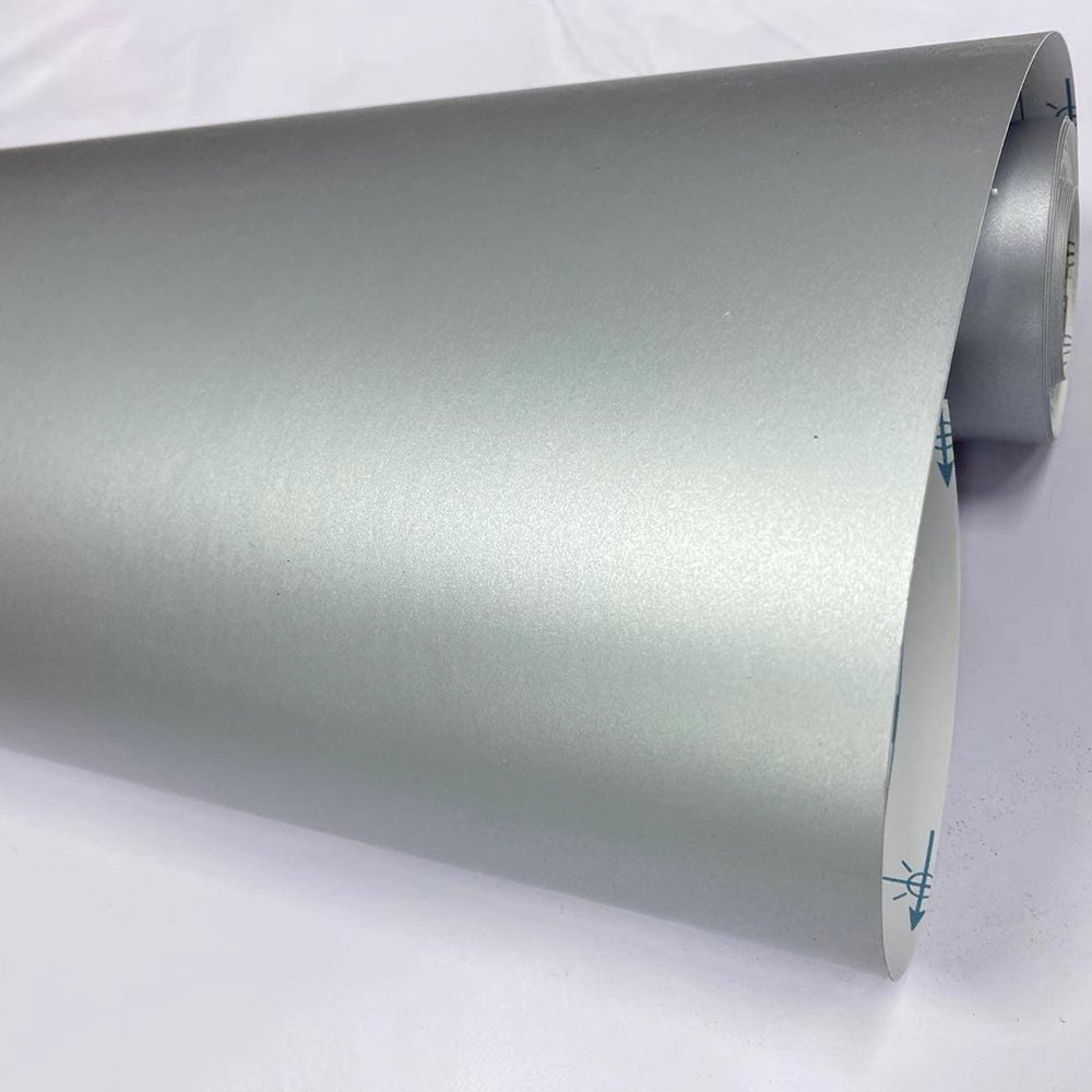 ICE FILM SILVER Vinyl Film for Full Car Accessories Exterior Styling Automobile Matte Wrap Design 6x60-inch