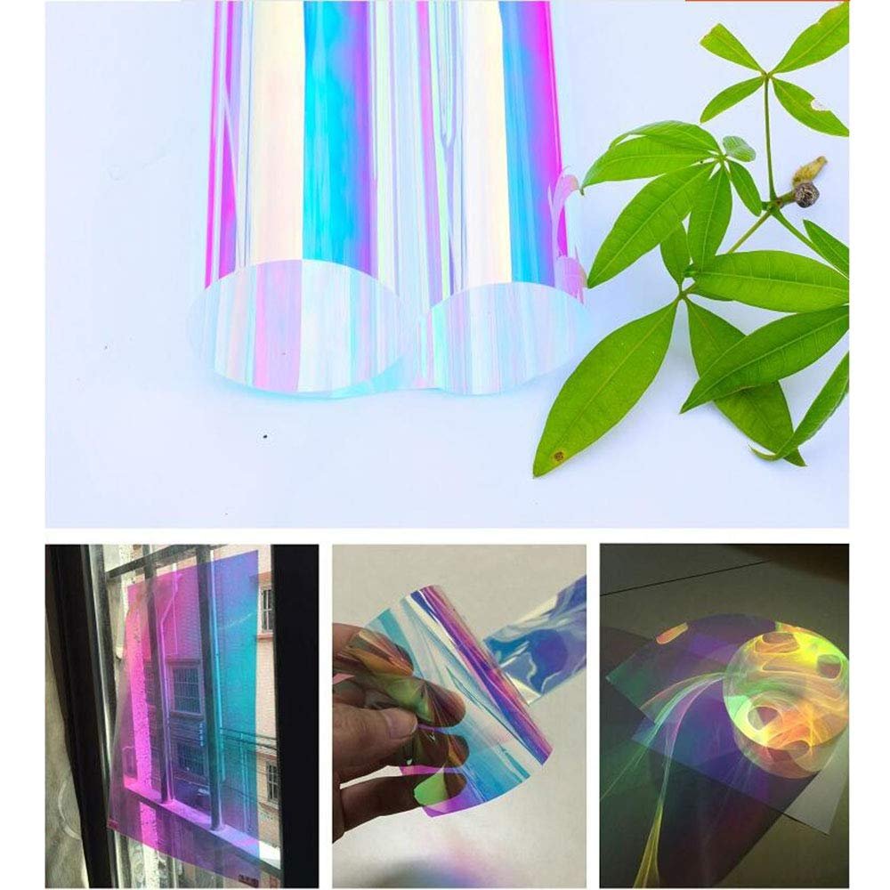 PET Purple Plastic Metalized Rainbow Window Film/Irridescent Film