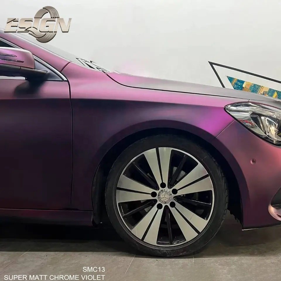 ICE FILM MATT VIOLET Self-adhesive Vinyl Paper for Car PPF Paint Protection Film Roll Strong Anti-wear Wrap Stickers