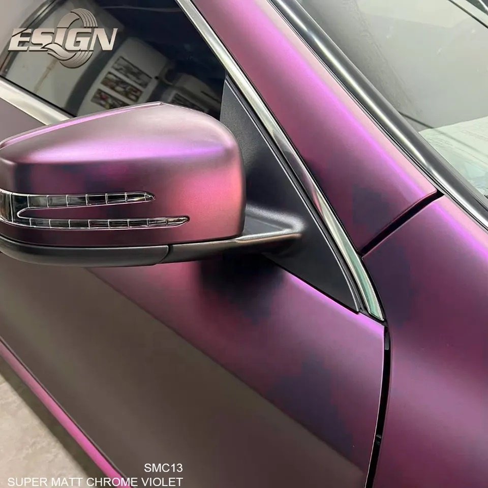 ICE FILM MATT VIOLET Self-adhesive Vinyl Paper for Car PPF Paint Protection Film Roll Strong Anti-wear Wrap Stickers