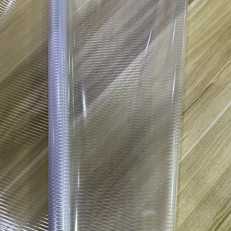Colorful Modern Embossed PVC Glass Film 40cm Width Stylish and Elegant Decorative Roll for Hotel Spaces