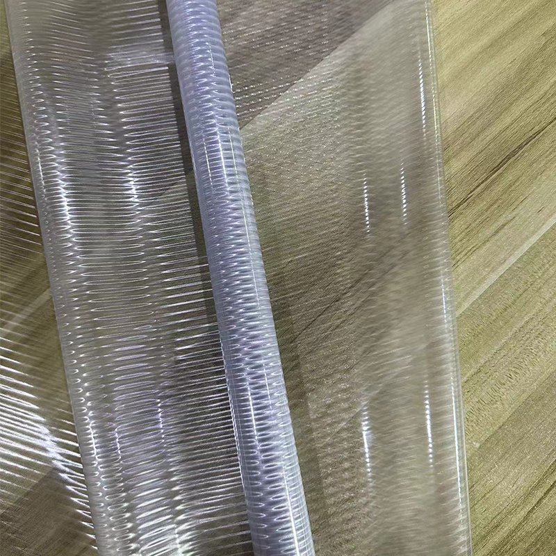 Colorful Modern Embossed PVC Glass Film 40cm Width Stylish and Elegant Decorative Roll for Hotel Spaces