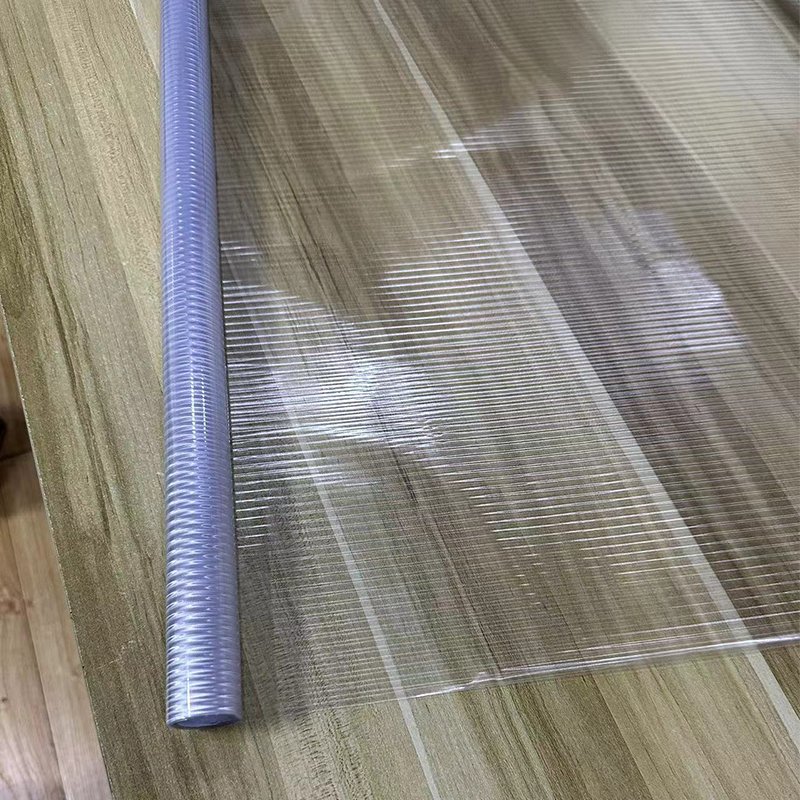 Colorful Modern Embossed PVC Glass Film 40cm Width Stylish and Elegant Decorative Roll for Hotel Spaces