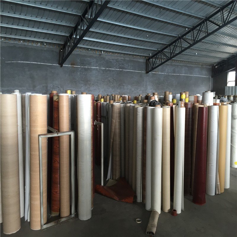 Belsonwpc Pvc Wood Grain Lamination Film for Ceiling Board PVC Membrane Border Foil for MDF Door Huangshan Supplier