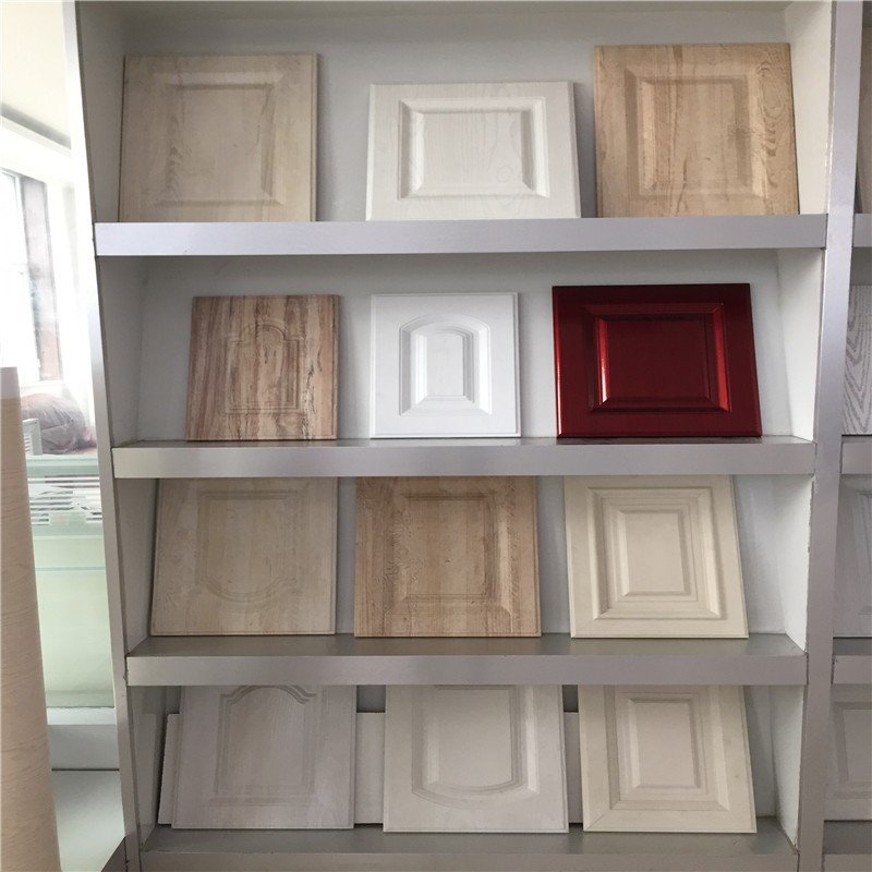 Belsonwpc Pvc Wood Grain Lamination Film for Ceiling Board PVC Membrane Border Foil for MDF Door Huangshan Supplier