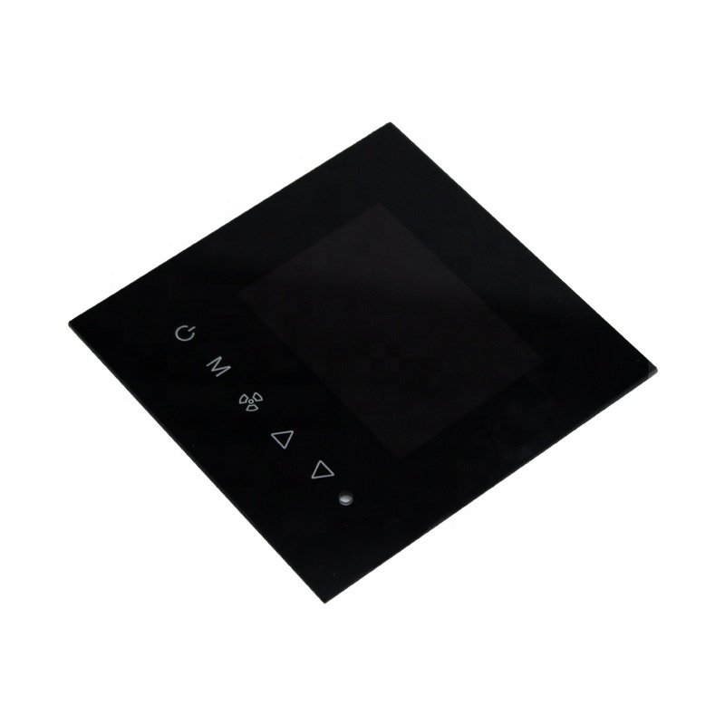 Air conditioning display anti-scratch glass lens semi-transparent window tempered glass