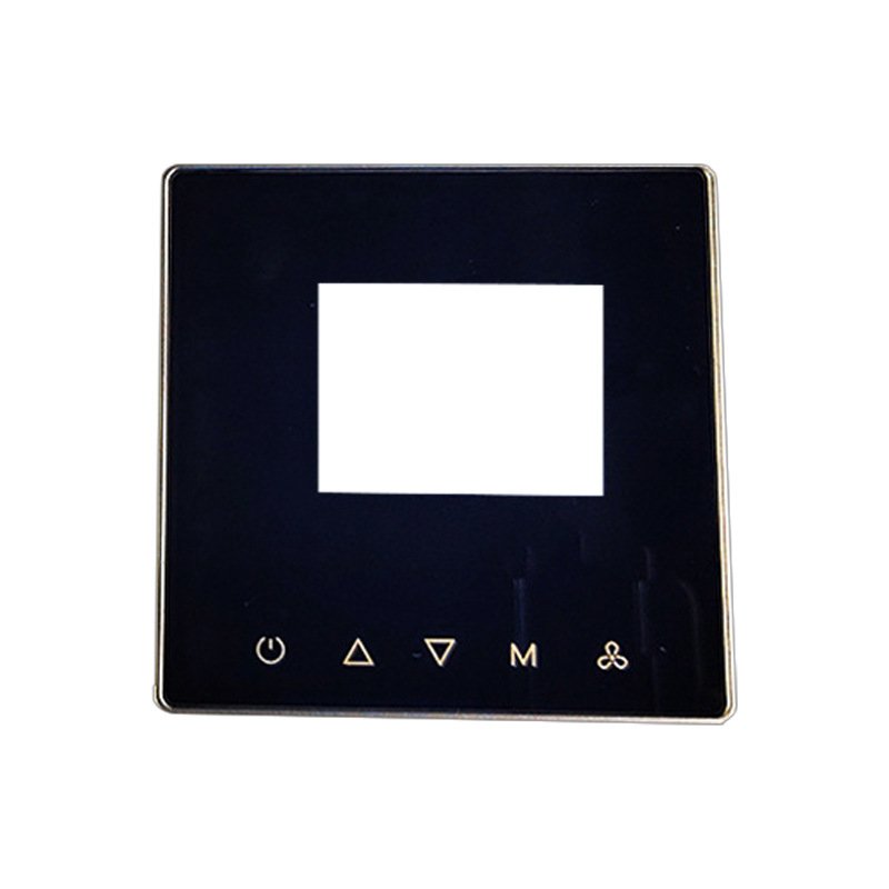Air conditioning display anti-scratch glass lens semi-transparent window tempered glass