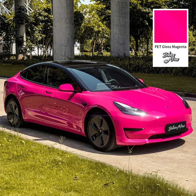 1.52*17m/Roll Repair Crystal Series Car Vinyl Wrap Sticker PVC Car Colour Change Film Rose Red Car Wrap Film
