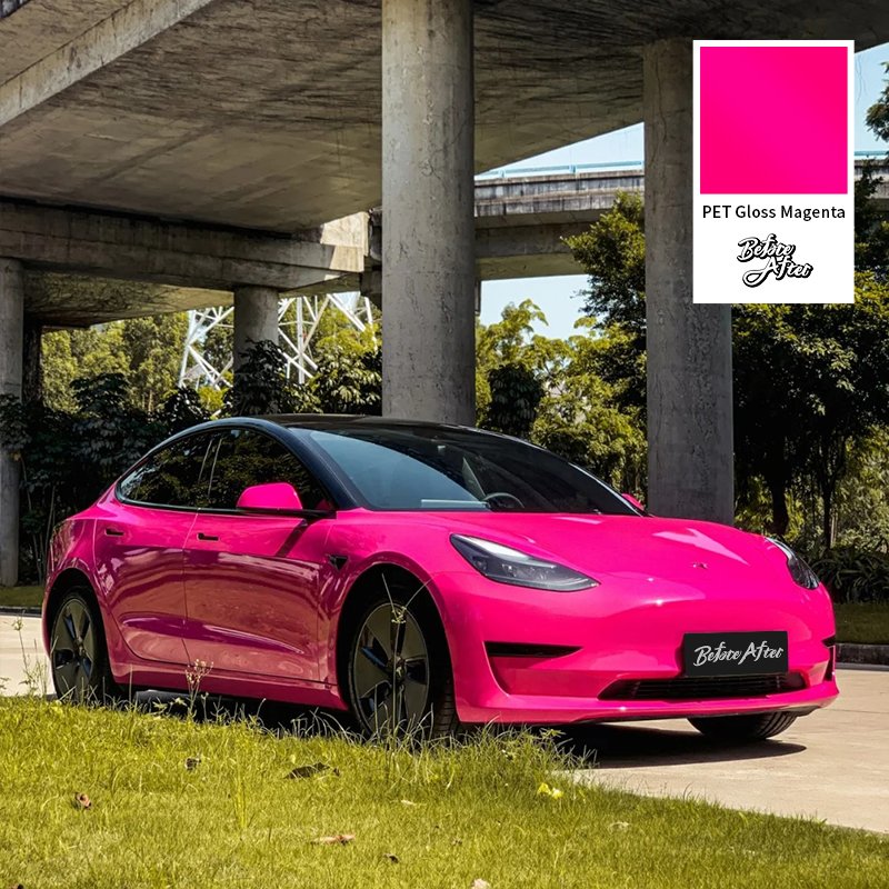 1.52*17m/Roll Repair Crystal Series Car Vinyl Wrap Sticker PVC Car Colour Change Film Rose Red Car Wrap Film