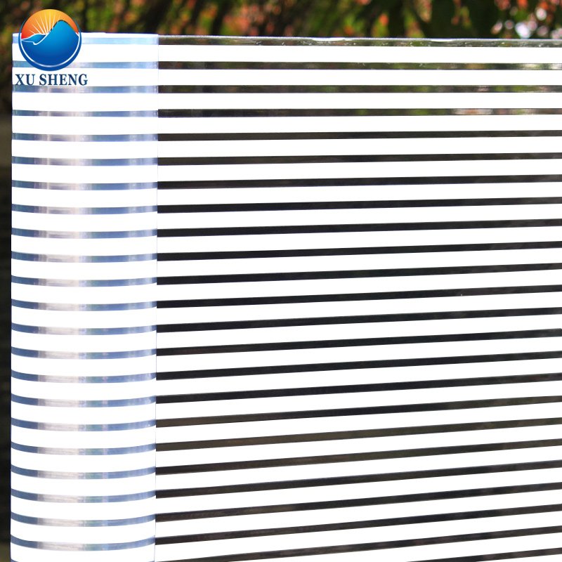 1.52*30m Customized stripe design Office decoration stripe glass sticker frosted decorative window film