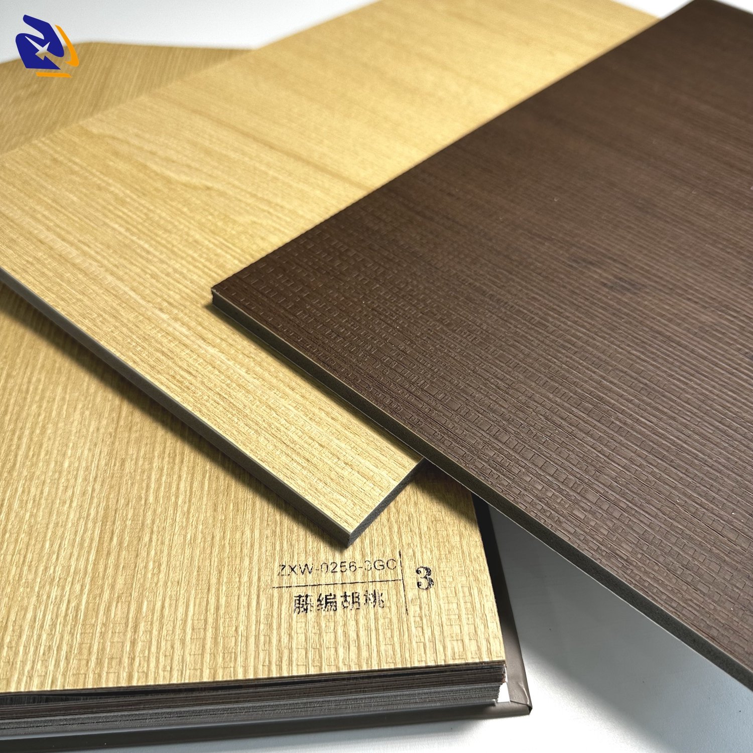 2024 Vine Woven Walnut Wood Grain PVC Lamination Film Embossed Interior Hotel Wall Decor Film for Furniture Used Wall Decoration