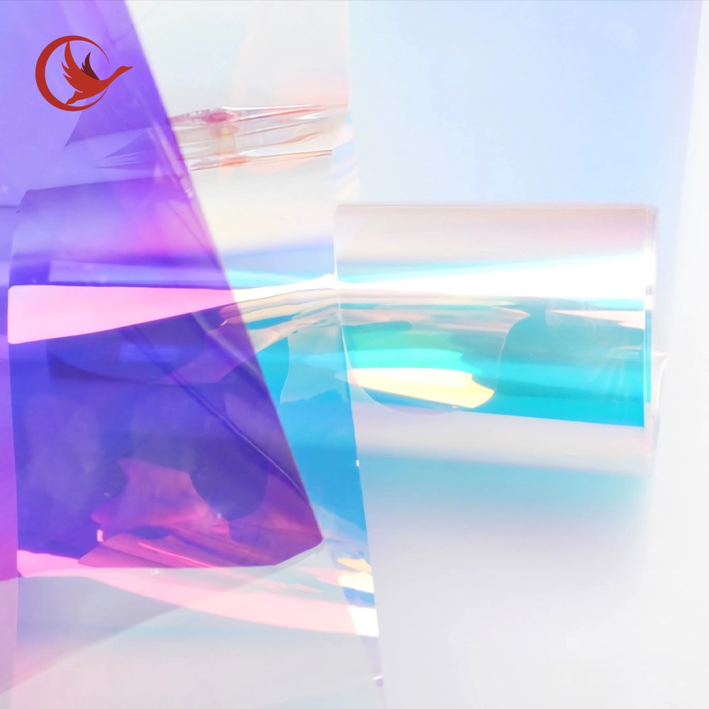 Rainbow film, environmentally friendly PET material, dichroic rainbow window film, glass decorative film