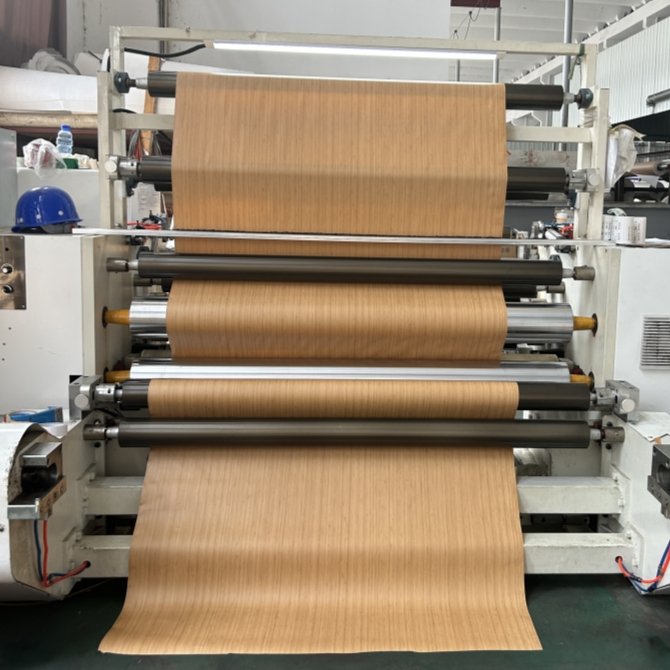 Wooden Texture PVC Decorative Film Indoor Living-Room Cupboard Wood Color Printing Calendating Membrane Film PVC for Furniture