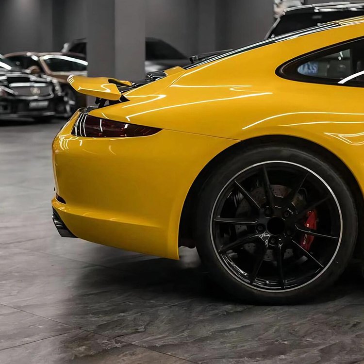 Glossy Crystal Sunflower Yellow Car Wrap Vinyl Car Body Stickers Film Color Change For Vehicle Car Wrapping