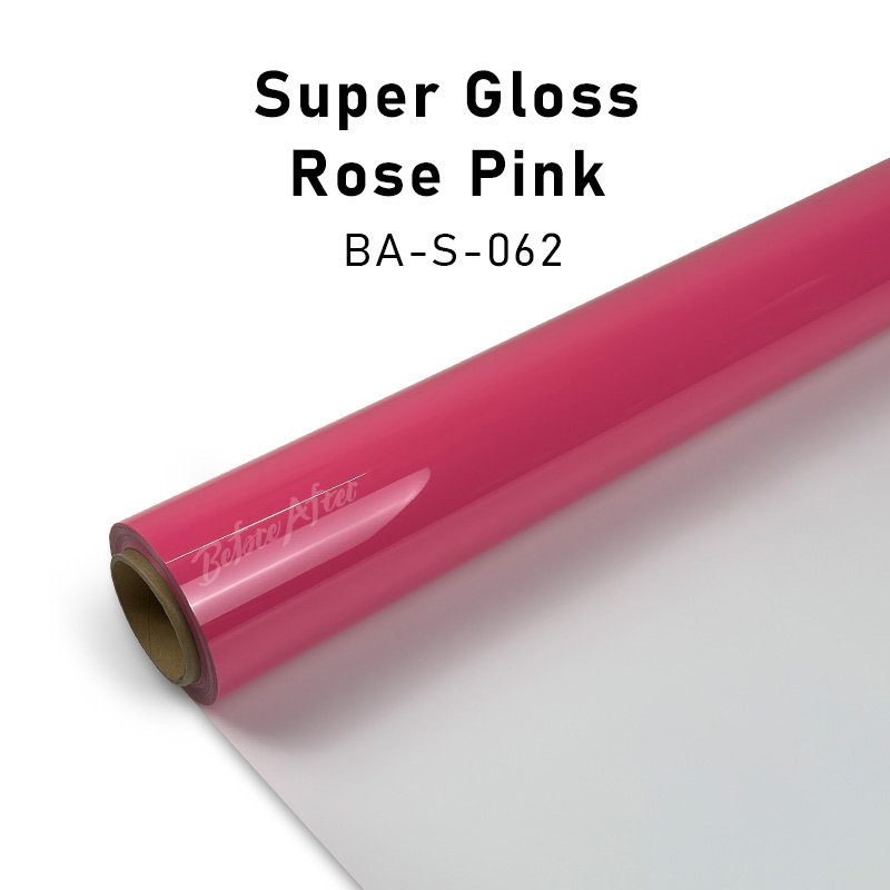 Factory price car color pvc film color changing pink vinyl protection pvc car film wrap rose pink vinyl wraps film
