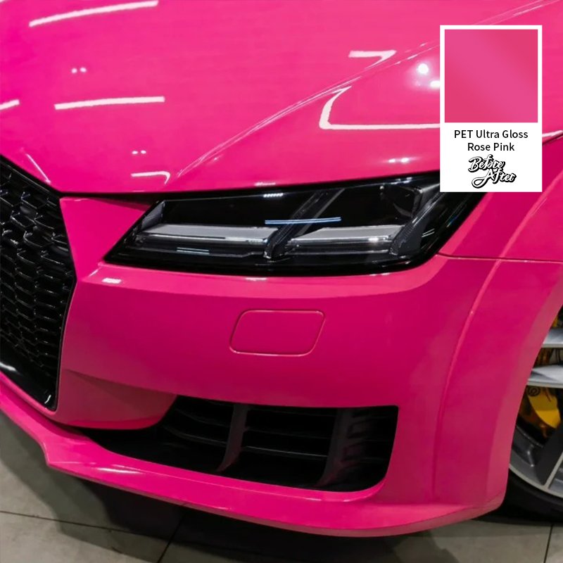 Factory price car color pvc film color changing pink vinyl protection pvc car film wrap rose pink vinyl wraps film