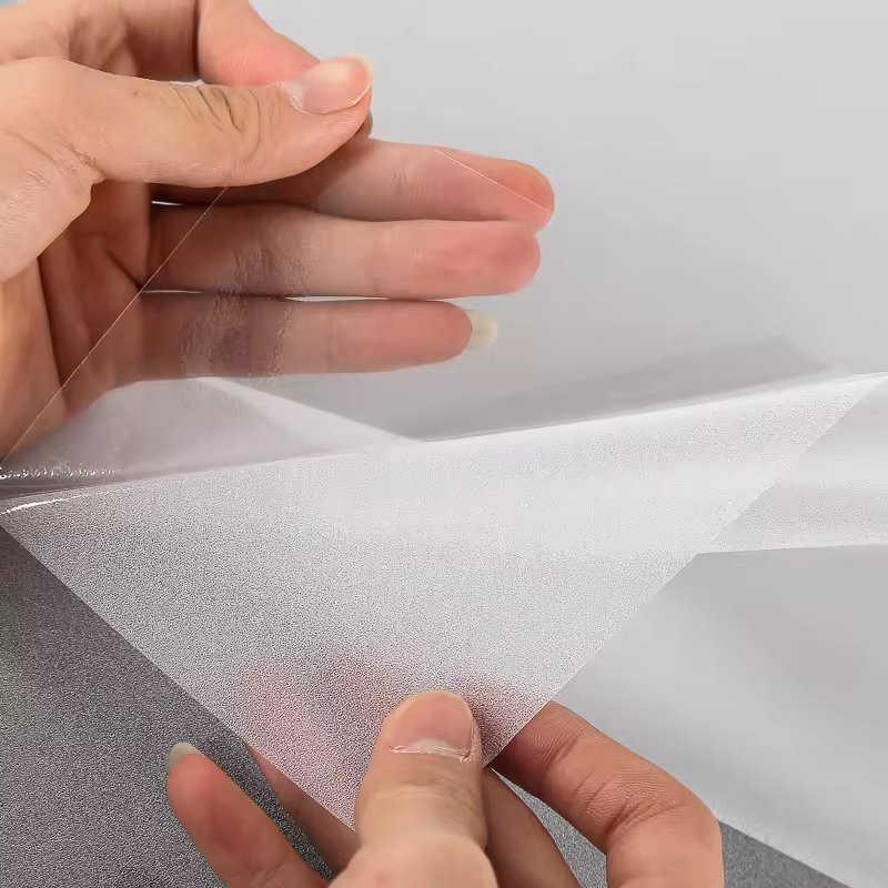 USA Printing Removable Frosted Film Static Cling Glass Film No Glue Window Sticker Printing word