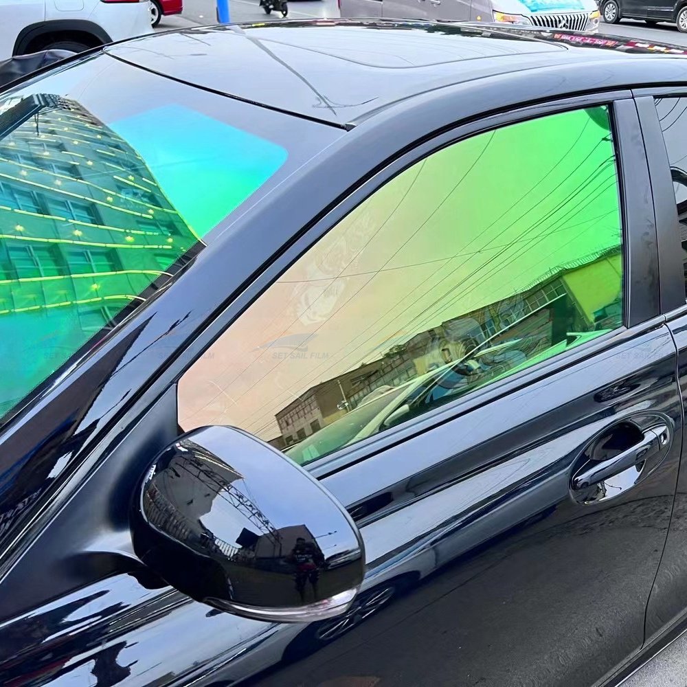 Customized Factory Automotive Chameleon Window Film 99% Protection Nano Ceramic Tint Solar Window Film For Car Window Glass