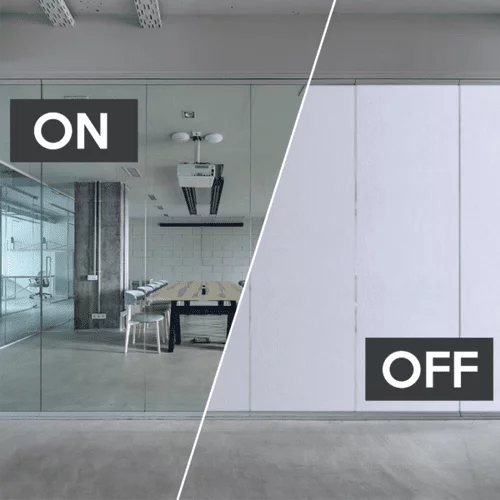 Smart Film Glass Provide Privacy and Security Intelligent Control Color PDLC Film for Bathroom
