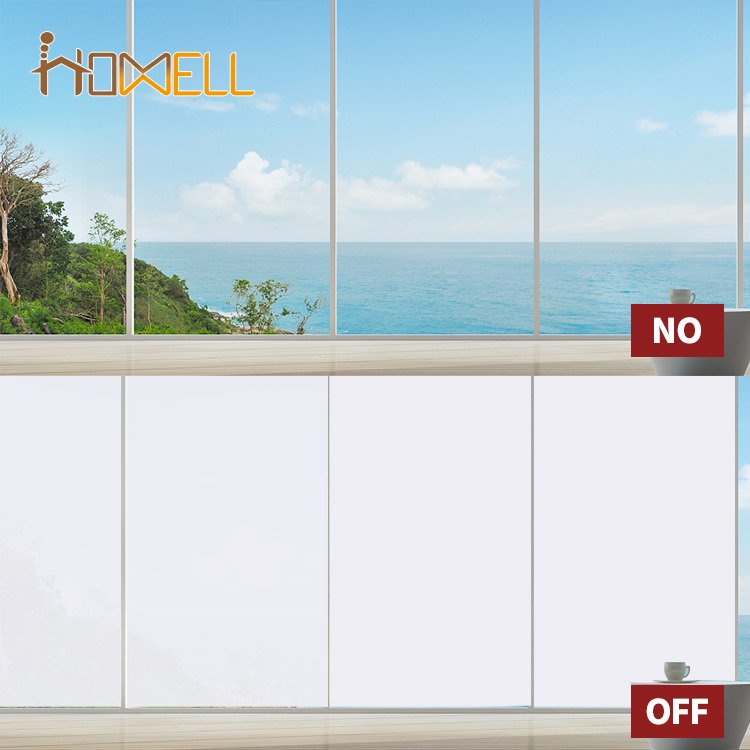 switchable glass for partition wall electronic pdlc switchable smart glass film for building glass
