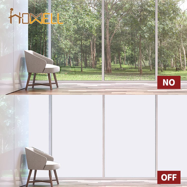 switchable glass for partition wall electronic pdlc switchable smart glass film for building glass