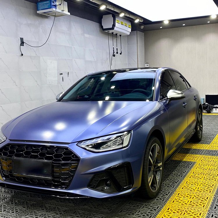 Pure Metal Midnight Blue Sell well blue Car Wrap Vinyl Car Body Stickers Film Color Change For Vehicle Car Wrapping