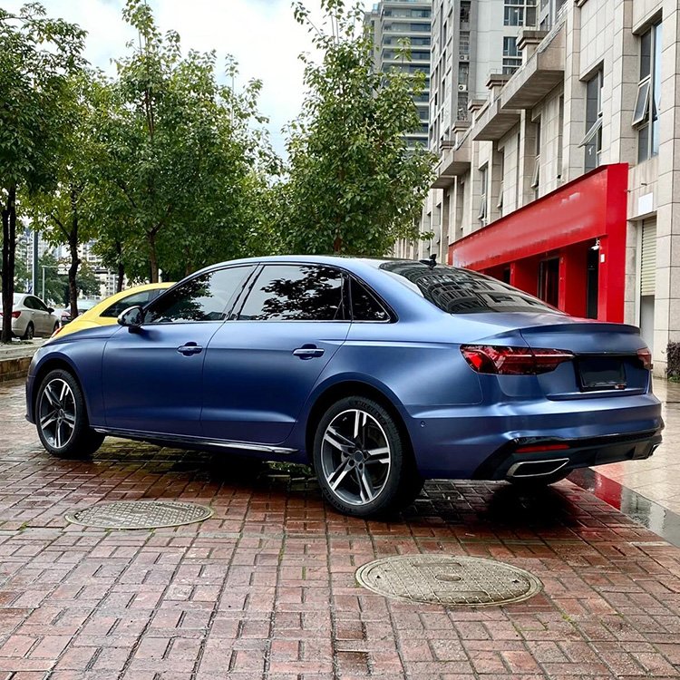 Pure Metal Midnight Blue Sell well blue Car Wrap Vinyl Car Body Stickers Film Color Change For Vehicle Car Wrapping