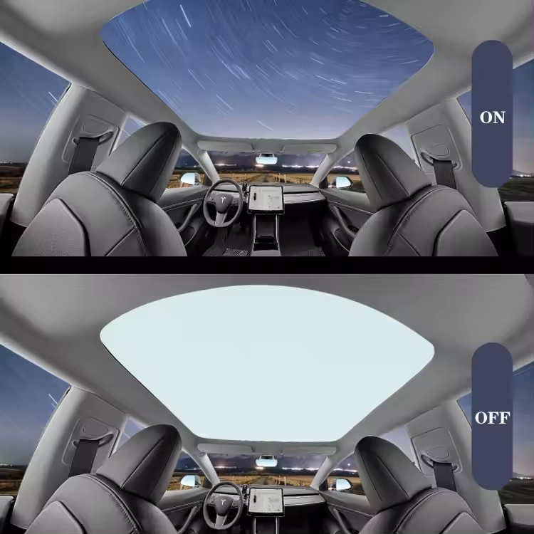 High Quality Customize Pdlc Black Smart Privacy Film Protect Safety Electron Window Film For Car Window Tint