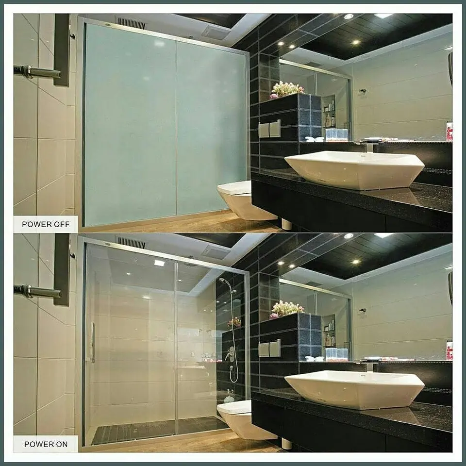 DMIS Adhesive Mirror Film Smart Glass Film In Roll Switchable Smart Pdlc Glass Partition Smart Tint Car Decorative Black Film