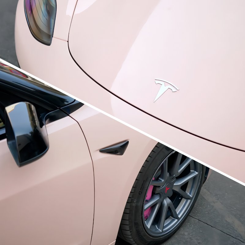 Wholesale Self-Adhesive Star Shaped TPU Roll Film Color-Changing Car Wrap for Vehicle Body Shell Pink Self-Repairing Car Wrap