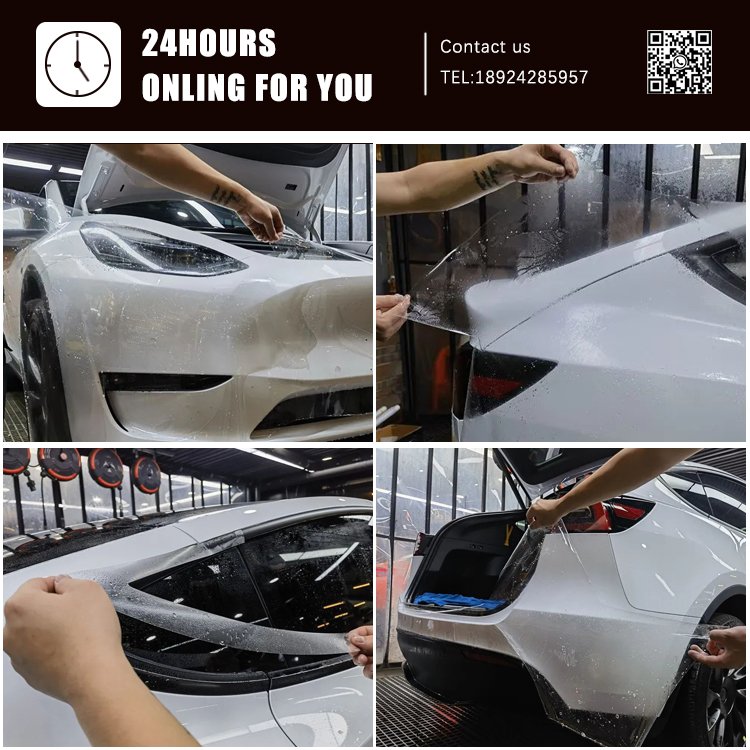 Oem Wholesale Custom Auto Tpu Ppf Film Gloss Color Changing Car Film Paint Body Protective Car Vinyl Wrap Film