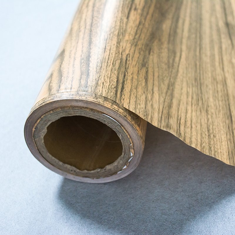Superior wood grain wrapping decorating pe/pp film for interior