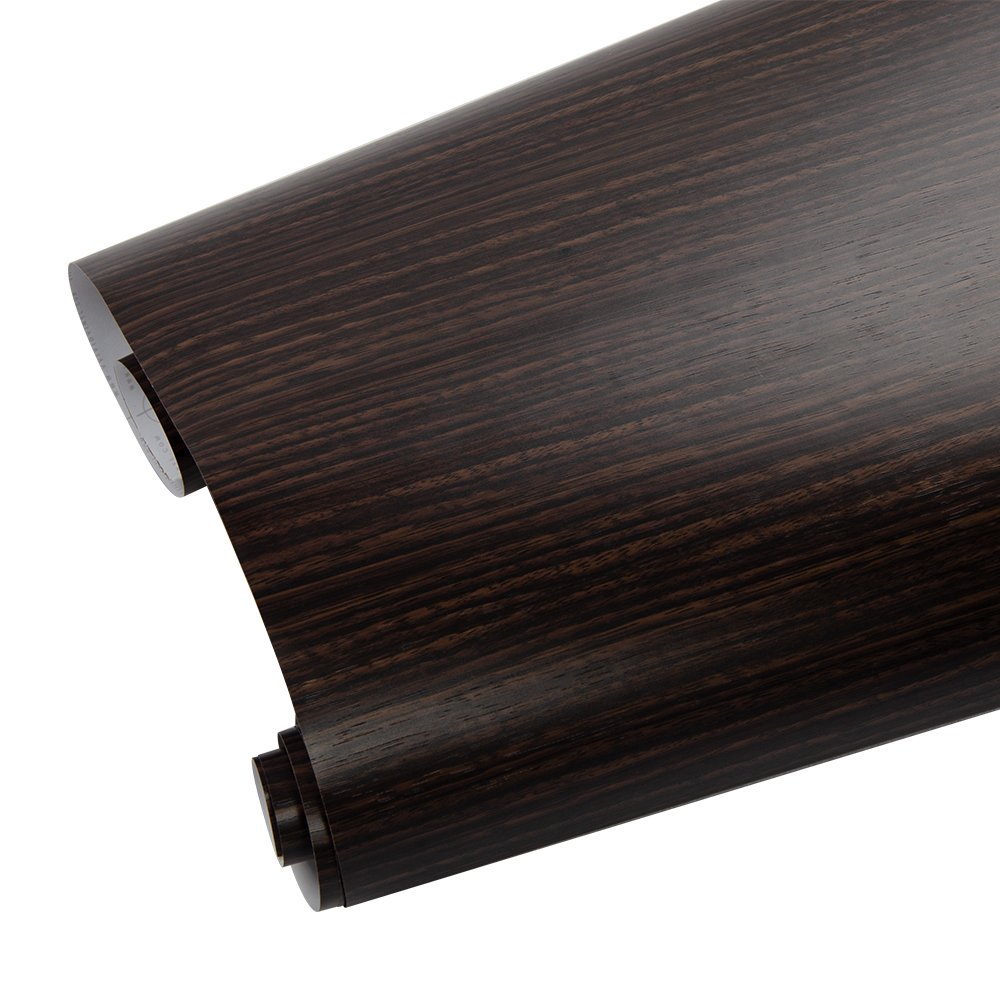 self adhesive wood grain plastic PVC decorative film roll for wall furniture