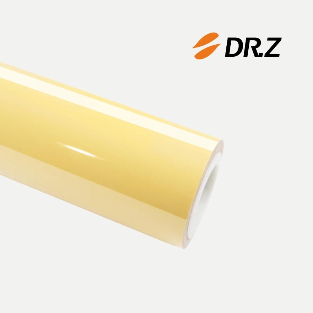 Pastel Yellow Vinyl Wrap car wrap vinyl color OEM Factory price decorative films color-changing car tpu film
