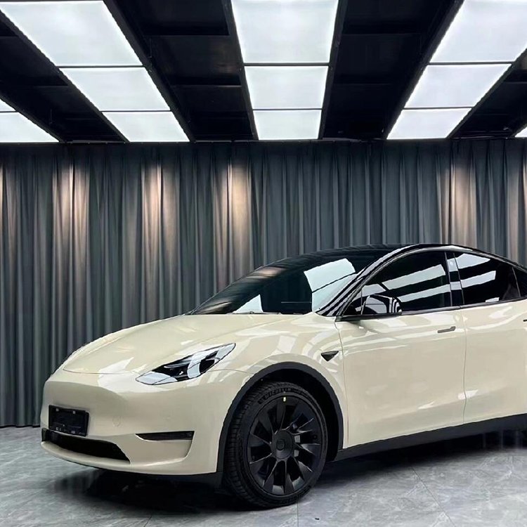 Glossy Crystal Khaki Milan Bestselling Milanese Car Wrap Vinyl Car Body Stickers Film Color Change For Vehicle Car Wrapping