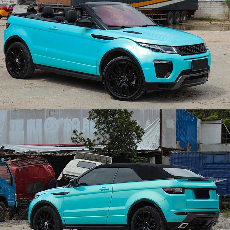 Magic Gold Blue car wrap film car paint protection film Factory wholesale blue vinyl car wrap